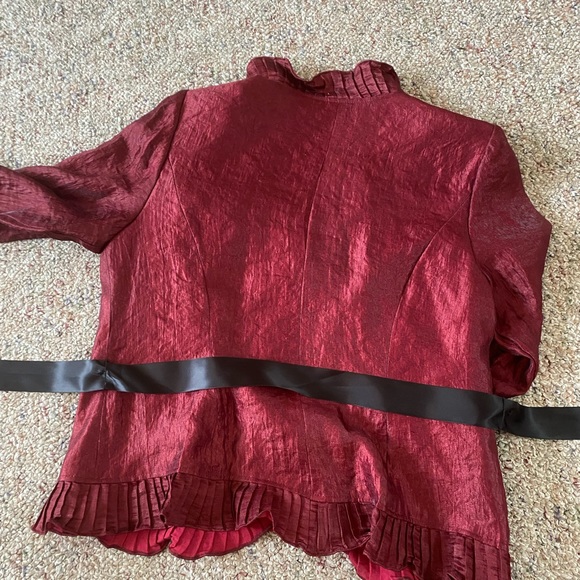 NWOT 🎉 Dress Barn Collections Ruffled Jacket - Picture 12 of 15